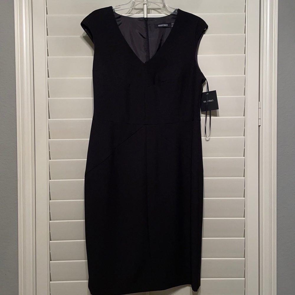 Black Ellen Tracy Midi Dress